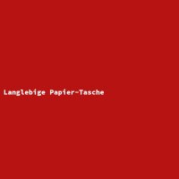 Langlebige Papier-Tasche