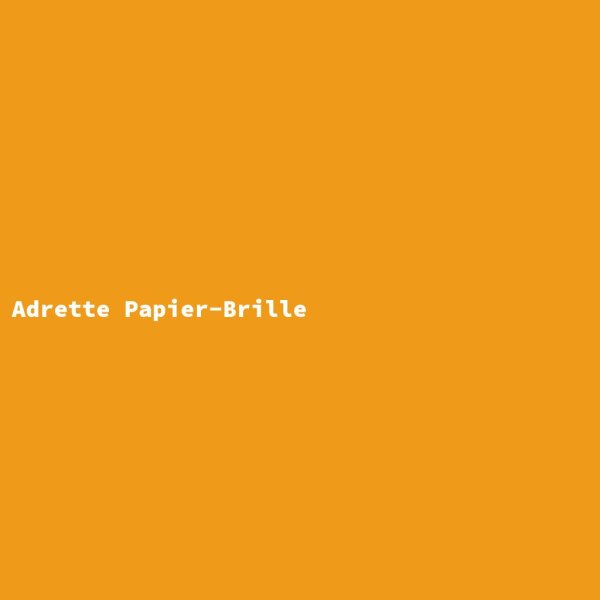 Adrette Papier-Brille