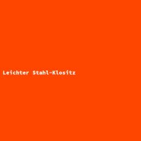 Leichter Stahl-Klositz
