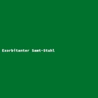 Exorbitanter Samt-Stuhl